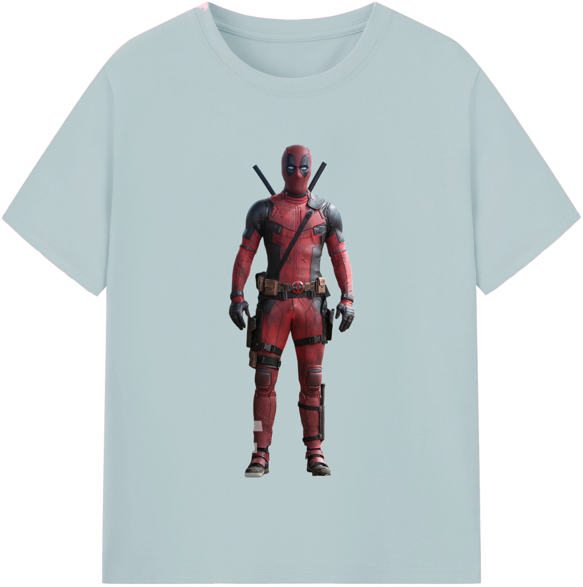 （画像用） Deadpool デッドプール 綿100％半袖Tシャツ（フロントプリント）